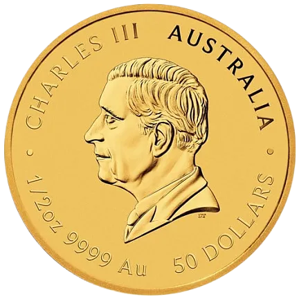 Монета «Лунный календарь Год Змеи», 2025 г., Золото, 15,55 гр., проба 9999, АВСТРАЛИЯ