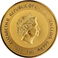 Монета "Крик. Эдвард Мунк", 2022 г., Серебро, 62,2 гр., проба 999, ГАНА