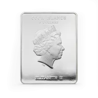 Монета "Святая Екатерина",  2011 г., Серебро, 25 гр., проба 999, ОСТРОВА КУКА