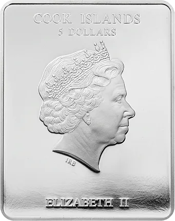 Монета «Святая Мария Магдалина»,  2011 г., Серебро, 25 гр., проба 999, ОСТРОВА КУКА