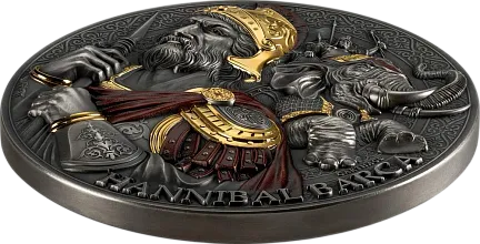 Монета «Ганнибал», 2025 г., Серебро, 155,5 гр., проба 999, КАМЕРУН