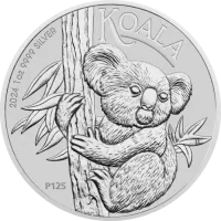Монета «Коала», 2024 г., Серебро, 31,1 гр., проба 9999, АВСТРАЛИЯ