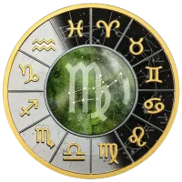 Монета «Дева»,  2023 г., Серебро, 17,5 гр., проба 999, КАМЕРУН