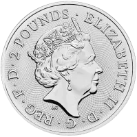 Монета «Король Артур», 2023 г., Серебро, 31,1 гр., проба 999, СОЕДИНЕННОЕ КОРОЛЕВСТВО