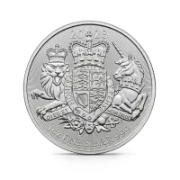 Монета "Королевский герб", 2023 г., Серебро, 31,1 гр., проба 999, СОЕДИНЕННОЕ КОРОЛЕВСТВО