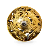 Монета "Рай и Ад", 2021 г., Серебро, 62,2 гр., проба 999, САМОА
